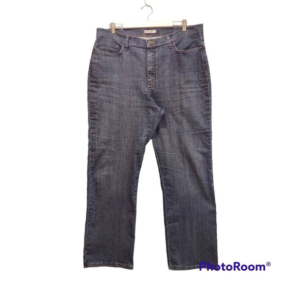 Lee Classic Fit Straight Leg Jeans Size 18 straight measures 39x29 high rise Mom - Picture 1 of 14